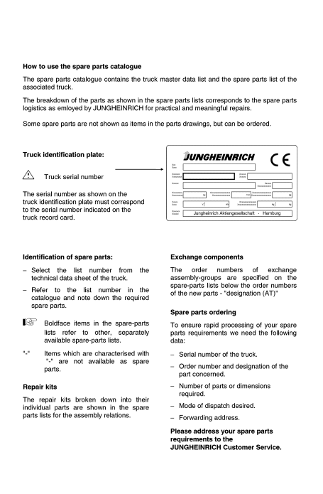 Jungheinrich ETV 214 Forklift Spare Parts Manual - Image 3
