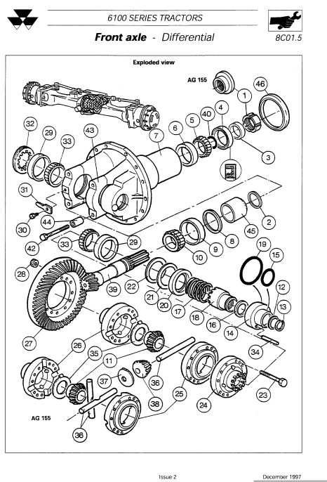 Massey Ferguson 6100 Series Tractors Workshop Service Repair Manual - Image 4