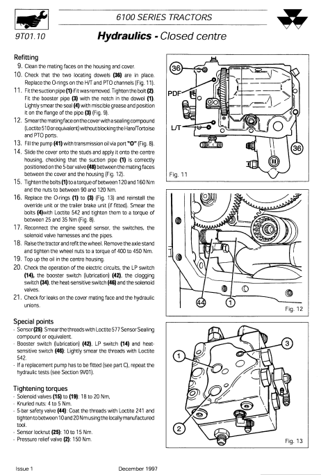 Massey Ferguson 6100 Series Tractors Workshop Service Repair Manual - Image 5