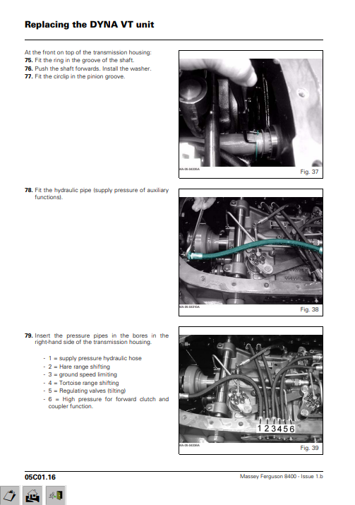 Massey Ferguson 8400 Tractor Workshop Service Repair Manual - Image 7
