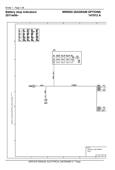 NISSAN Forklift U Series 2011 Electrical Diagrams - Image 3
