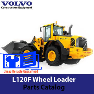 Parts catalog for Volvo L120F Wheel Loader, detailing components and specifications for maintenance and repair