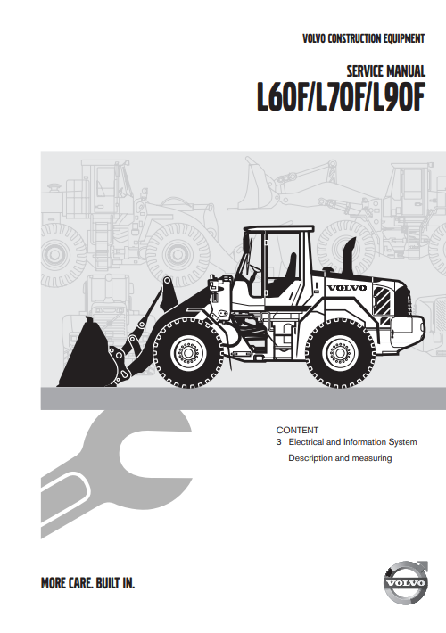Volvo L60F, Volvo l70F, Volvo L90F Wheel Loader Service Manual - Image 2