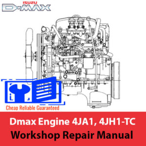 Workshop repair manual for Isuzu 4JA1 and 4JH1-TC, detailing maintenance, specifications, and repair guidelines