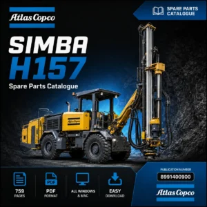 Atlas Copco SIMBA H157 Spare Parts Catalogue PDF Manual