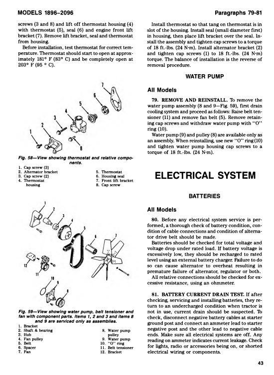 Case Tractor 1896-2096 Workshop Repair Manual - Image 5