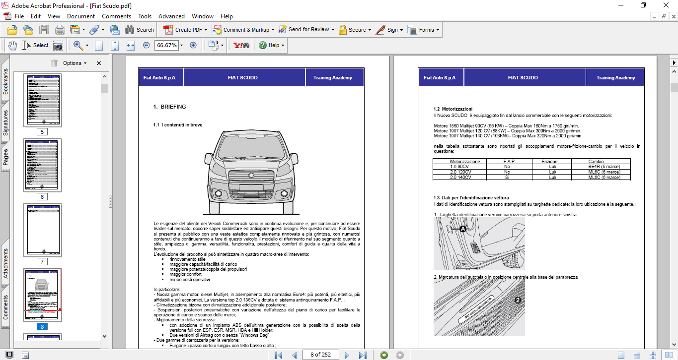 FIAT SCUDO Technical Training Manual - Image 3