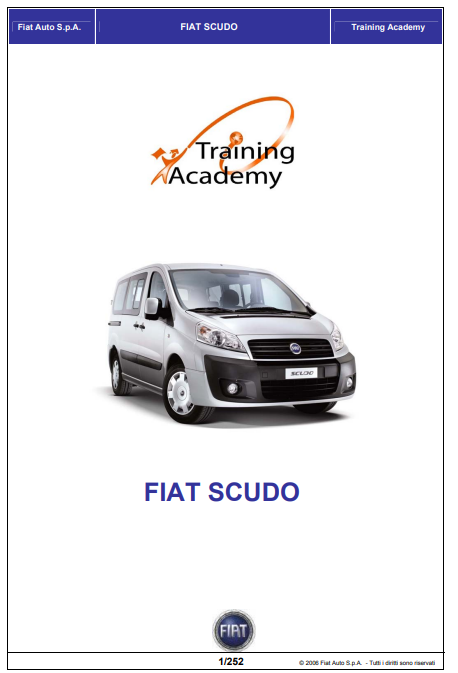 FIAT SCUDO Technical Training Manual - Image 2