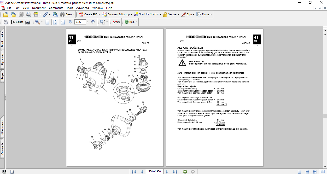Hidromek HMK 102B-S Backhoe Loader Service Repair Manual - Image 4