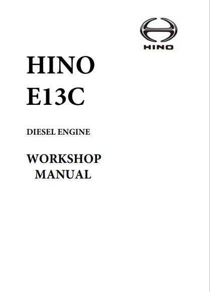 Hino E13C Engine Workshop Repair Manual - Image 2