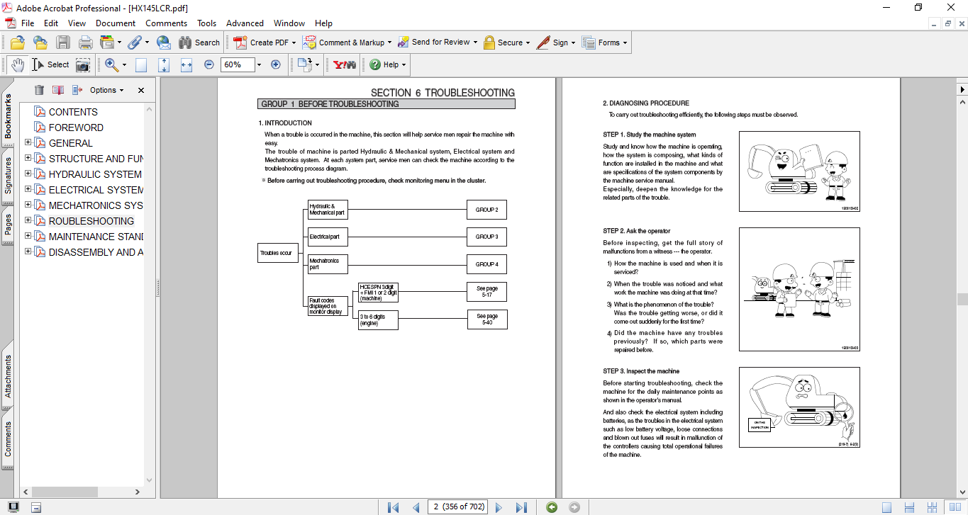 Hyundai HX145 LCR Excavator Service Repair Manual - Image 6