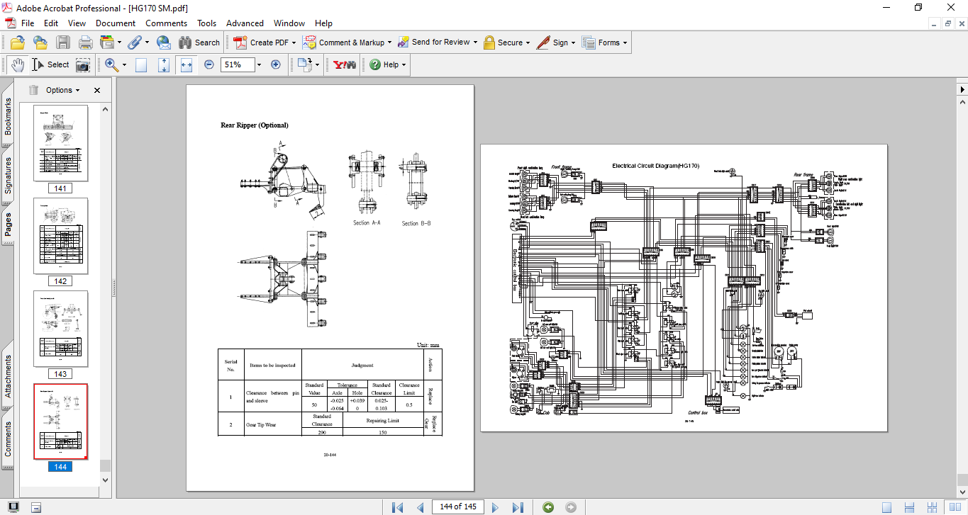 Hyundai HG170 Motor Grader Installation and Maintenance Manual - Image 5