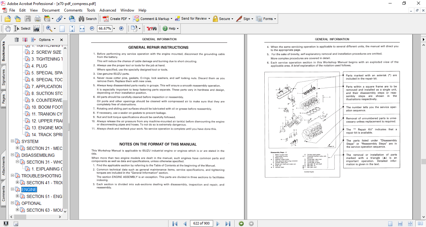 Fiat Kobelco E70SR Evolution Workshop Repair Manual - Image 6