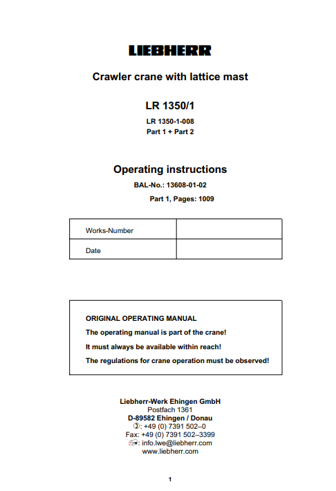 liebherr crane manual pdf
