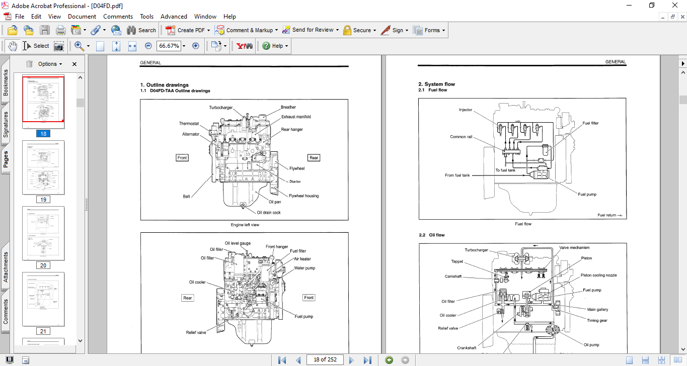 Mitsubishi D04FD-TAA Diesel Engine Service Repair Manual (Related with hyundai Machines) - Image 4