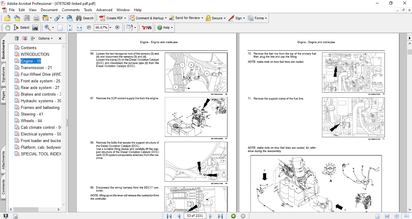 New Holland W170C Wheel Loader Service Repair Manual - Image 6