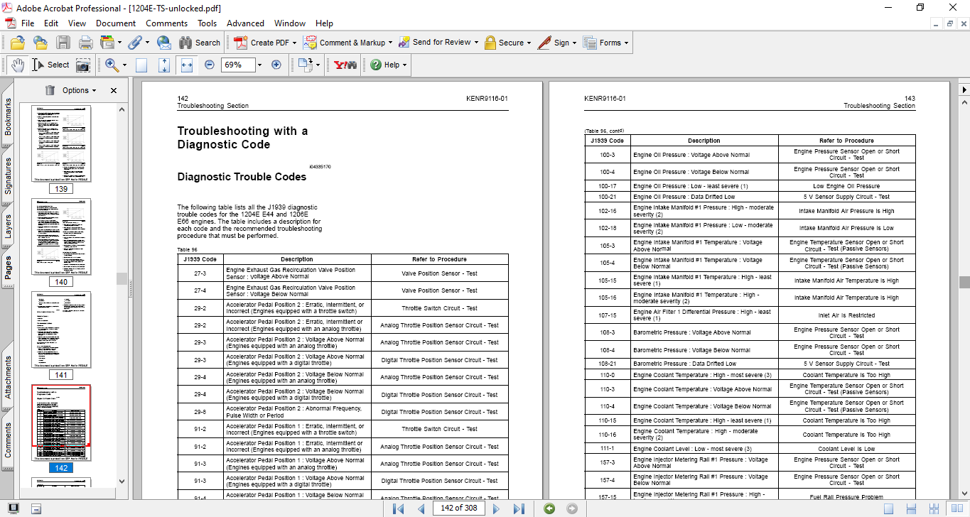 Perkins 1204E-E44TA, Perkins 1204E-E44TTA, Perkins 1206E-E66TA Industrial Engines Troubleshooting Manual - Image 3