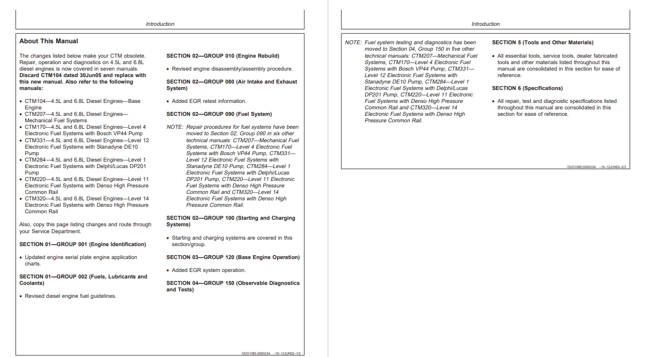 Power Tech Plus 4.5L & 6.8L Diesel Engines Technical Manual - Image 3