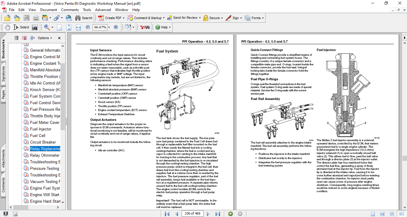 Volvo Penta Efi Diagnostic Workshop Repair Manual - Image 3