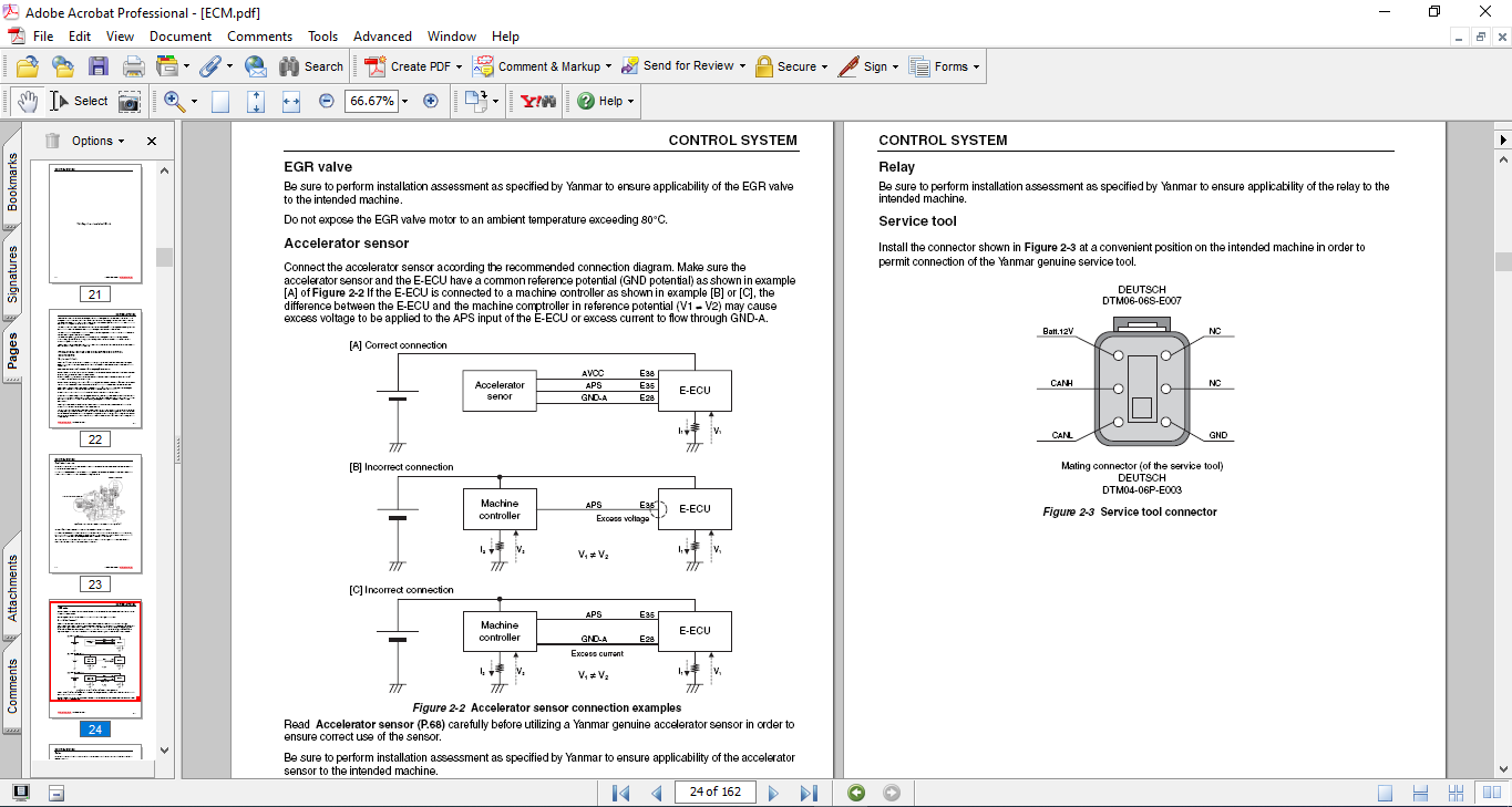Yanmar TNV series Electronic Control Manual - Image 4