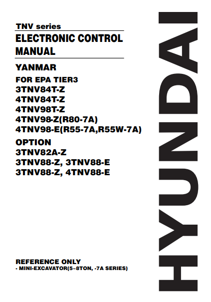 Yanmar TNV series Electronic Control Manual - Image 2