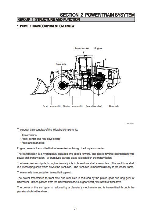Hyundai SL763G Wheel Loader Service Repair Manual - Image 2
