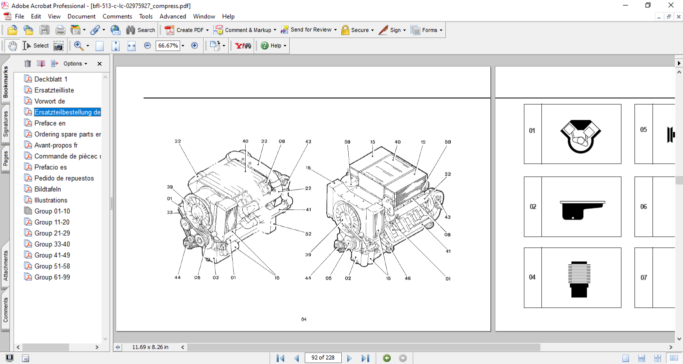 Deuts BFL 513, C, LC Engine Spare Parts Catalogue - Image 4