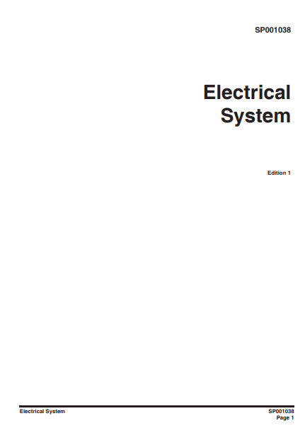 Doosan DX140LC , Doosan DX180LC Excavator Electrical System - Image 2