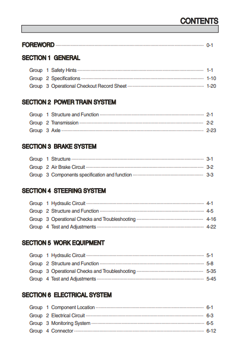 Hyundai SL765 Wheel Loader Service Repair Manual - Image 2