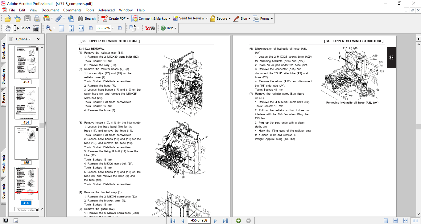 Kobelco SK75-8 Excavator Workshop Repair Manual - Image 4