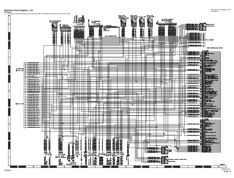 Komatsu PC78US-8 Excavator Electrical Circuit Diagrams - Image 2