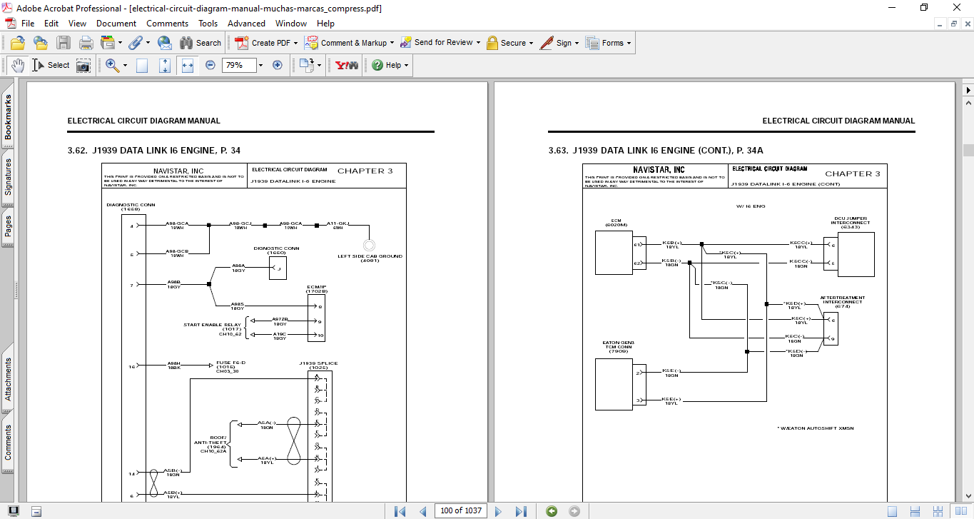 International Truck Full Electrical Circuit Diagram Manual - Image 3