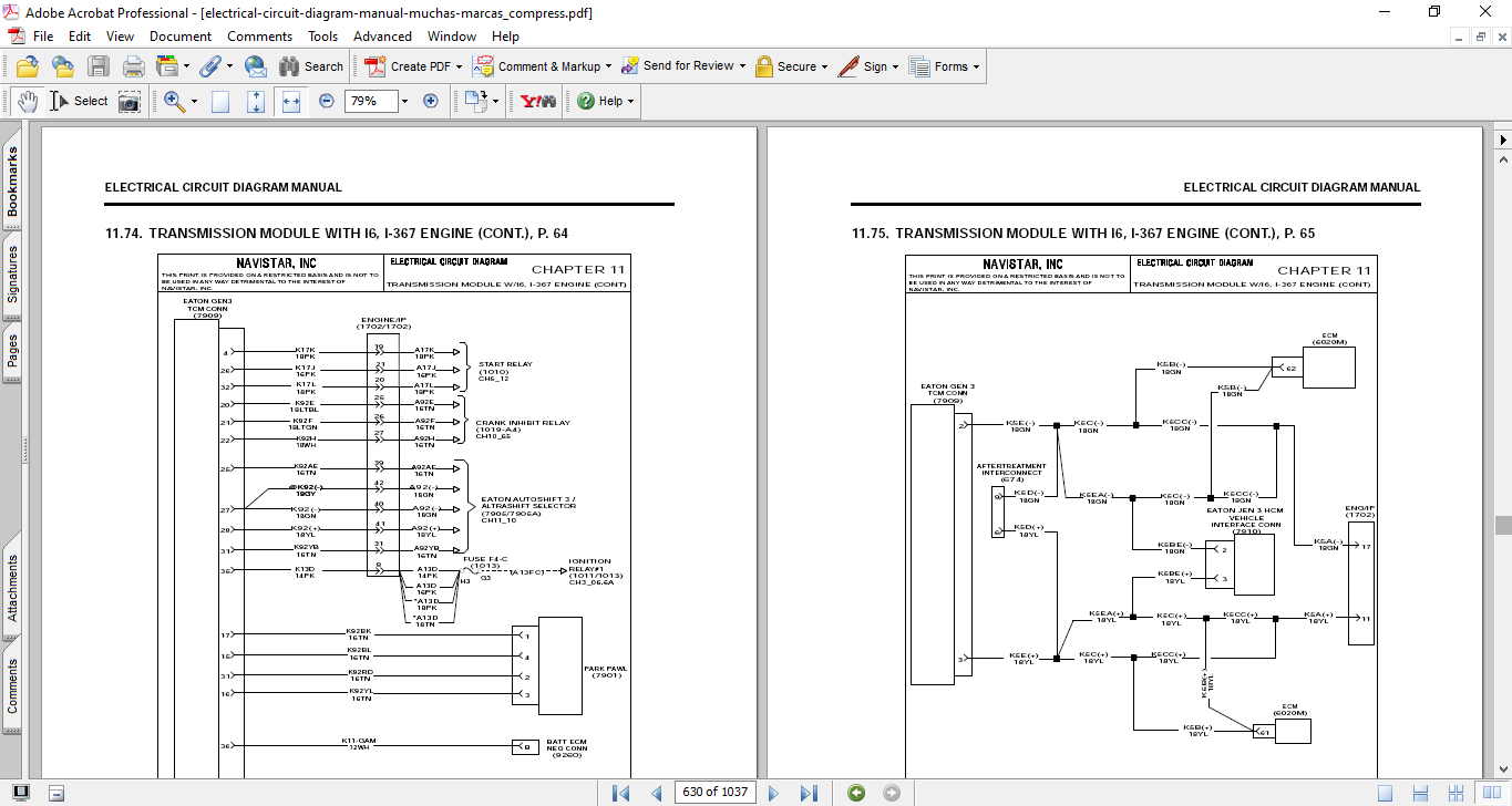 International Truck Full Electrical Circuit Diagram Manual - Image 4