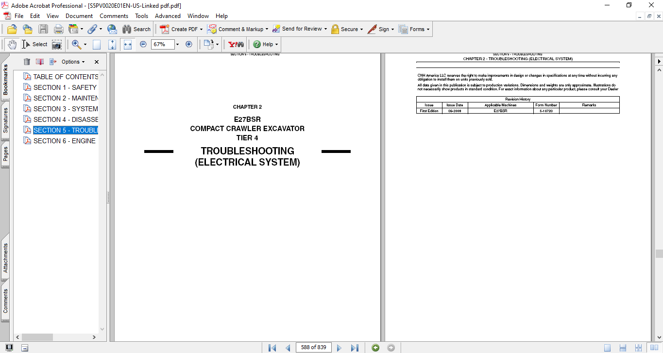 New Holland E27BSR Excavator Service Repair Manual - Image 3