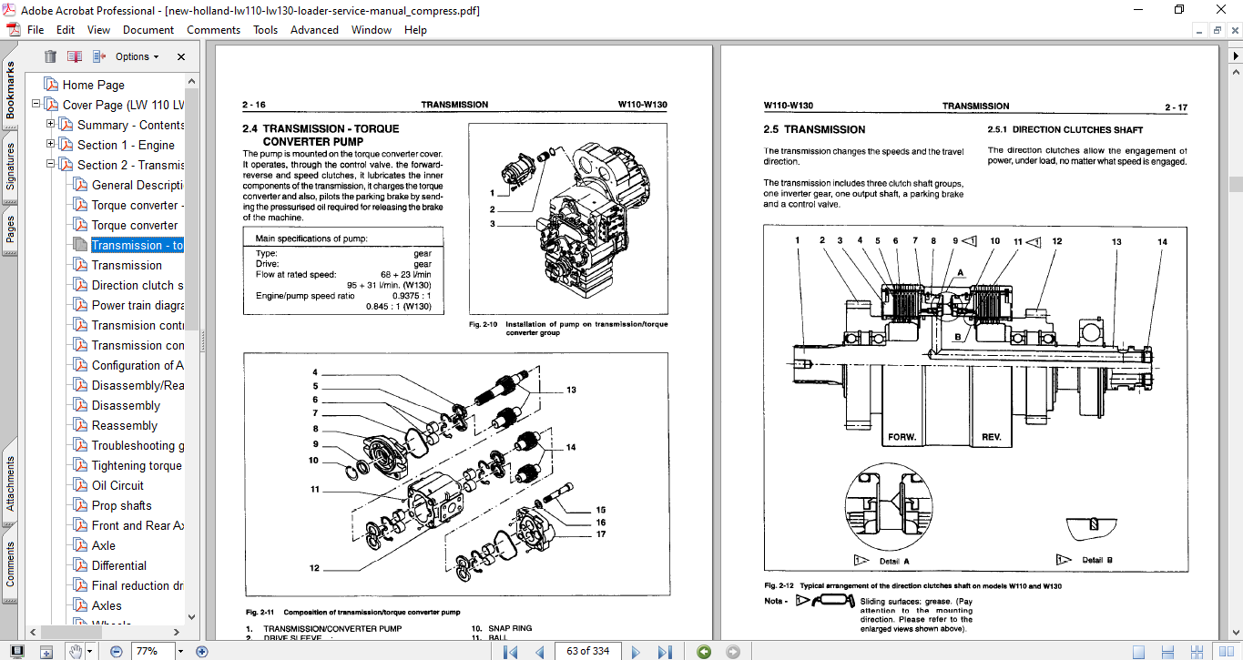 New Holland LW110, New Holland LW130 Loader Service Repair Manual - Image 4