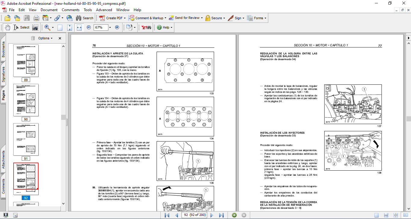 New Holland TD60D, TD70D, TD80D, TD90D, TD95D Tractor Service Repair Manual - Image 4