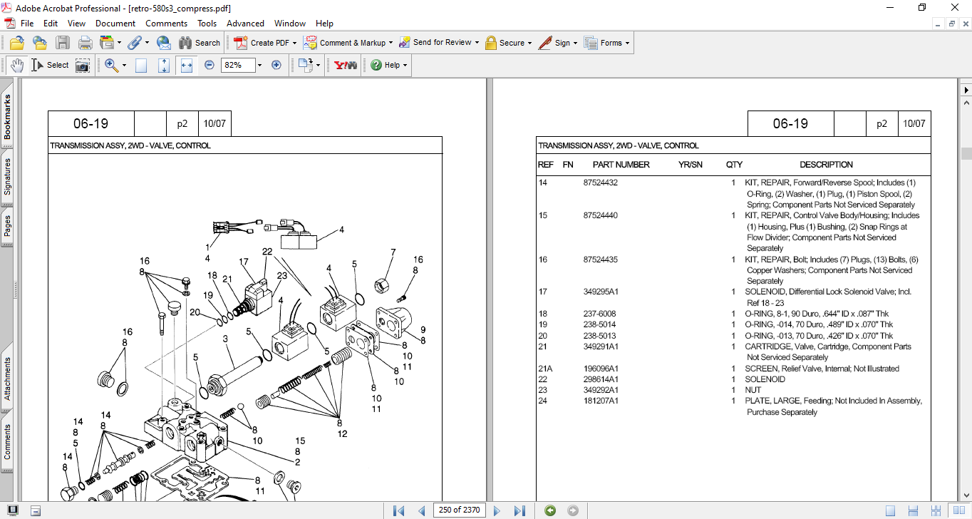 Case 580M Series 3 Backhoe Loader Parts Catalog - Image 4
