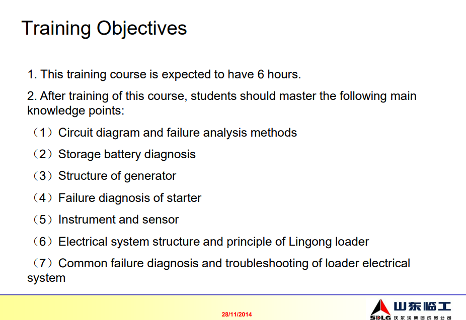 SDLG Wheel Loader Electrical System - Image 4