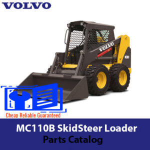 Comprehensive parts catalog for the Volvo MC110B SkidSteer Loader, including diagrams and part numbers for easy reference