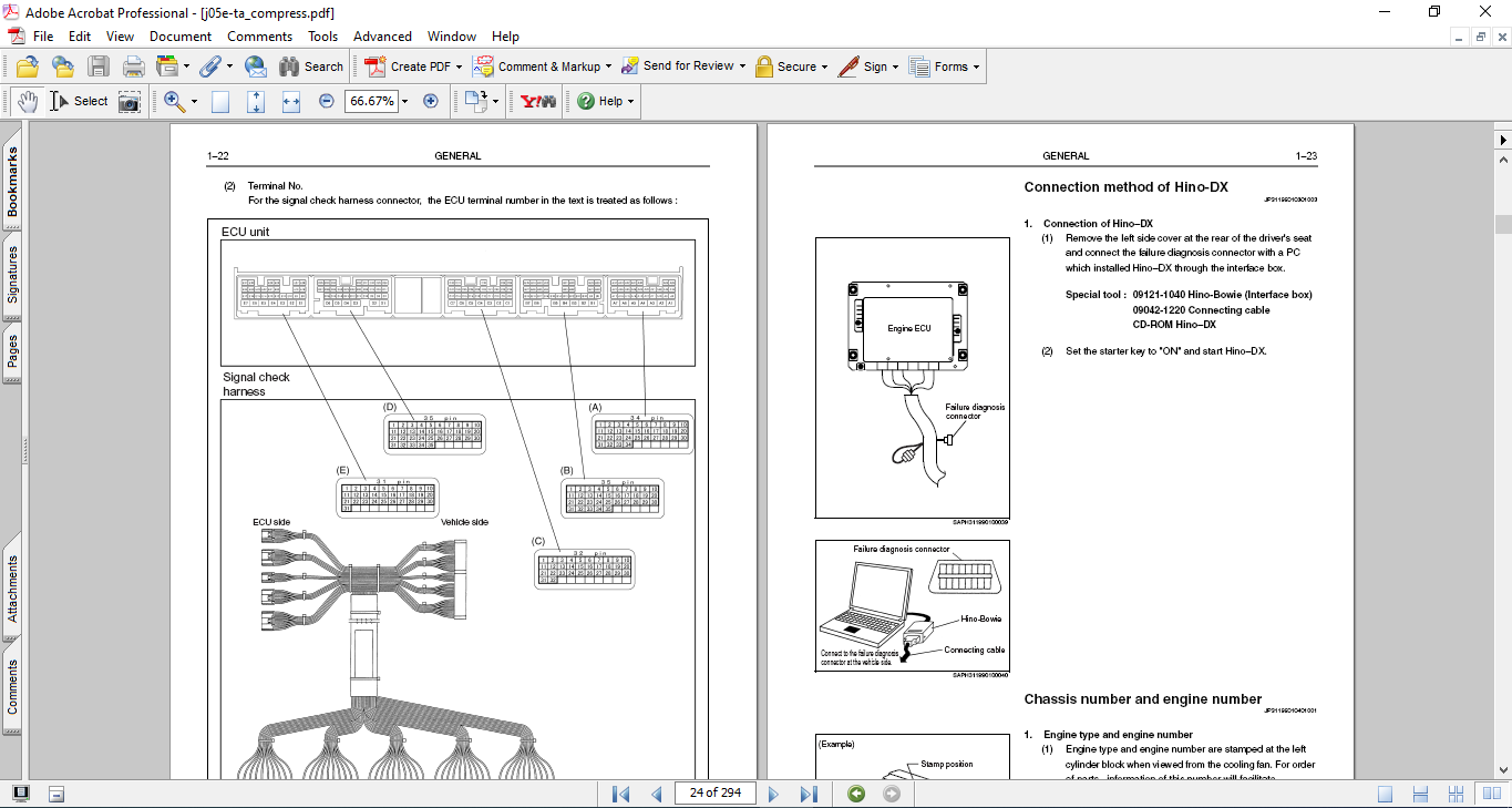 Hino J05E-TA Engine Workshop Repair Manual - Image 5