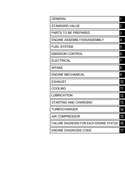 Hino J05E-TA Engine Workshop Repair Manual - Image 3