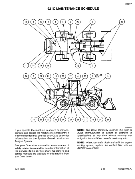 Case 921C Loader Service Repair Manual - Image 2