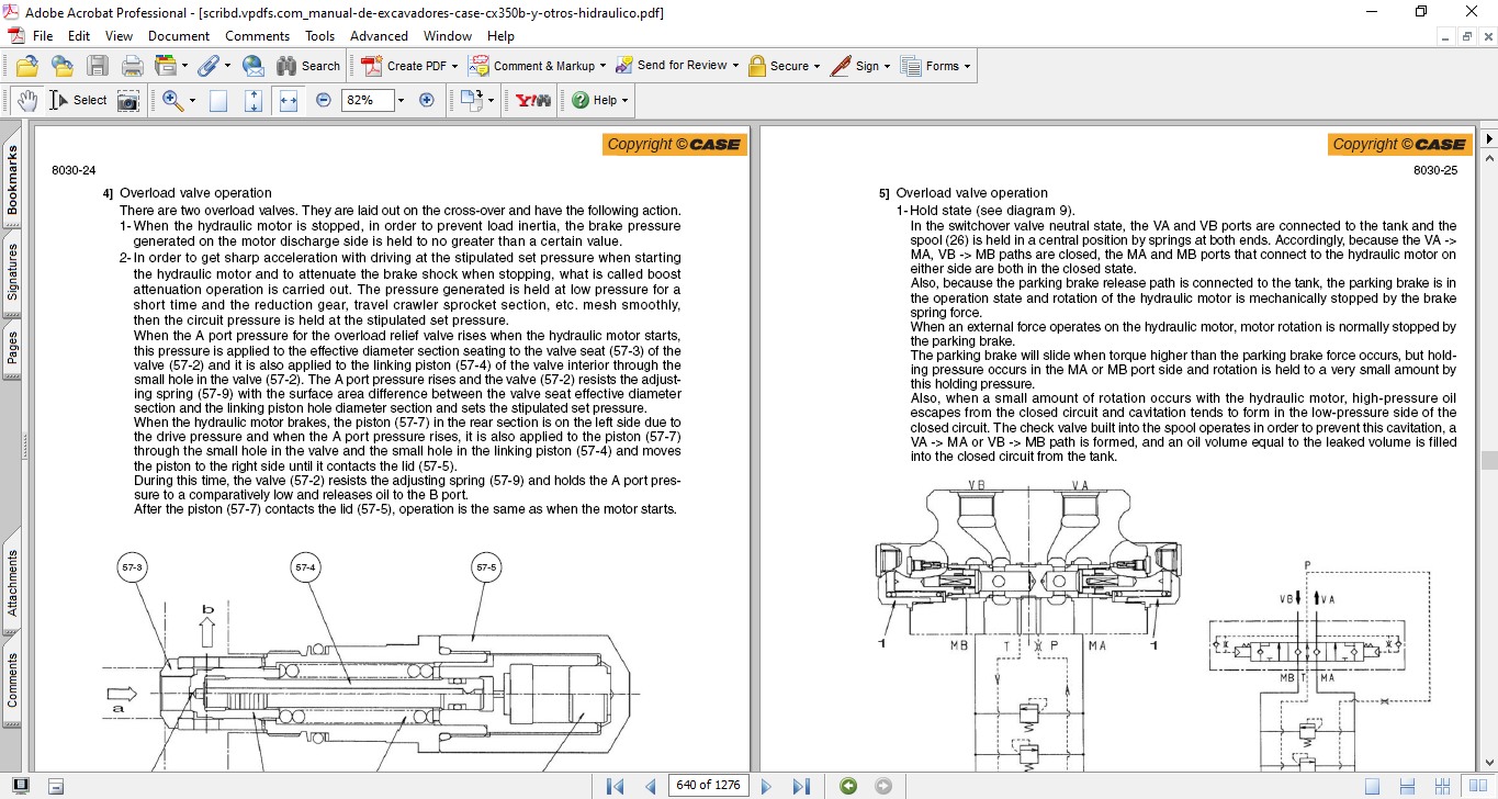 Case CX350B - Case CX370B Excavator Service Repair Manual - Image 2