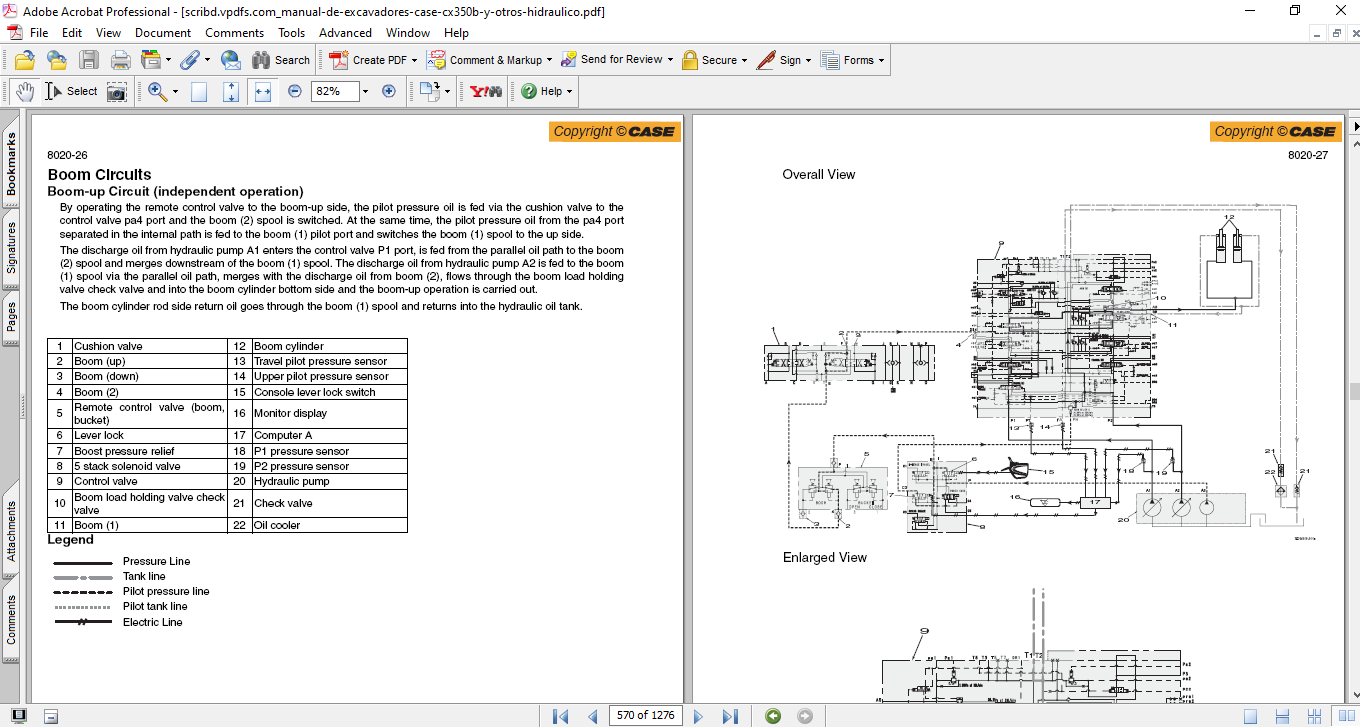 Case CX350B - Case CX370B Excavator Service Repair Manual - Image 3
