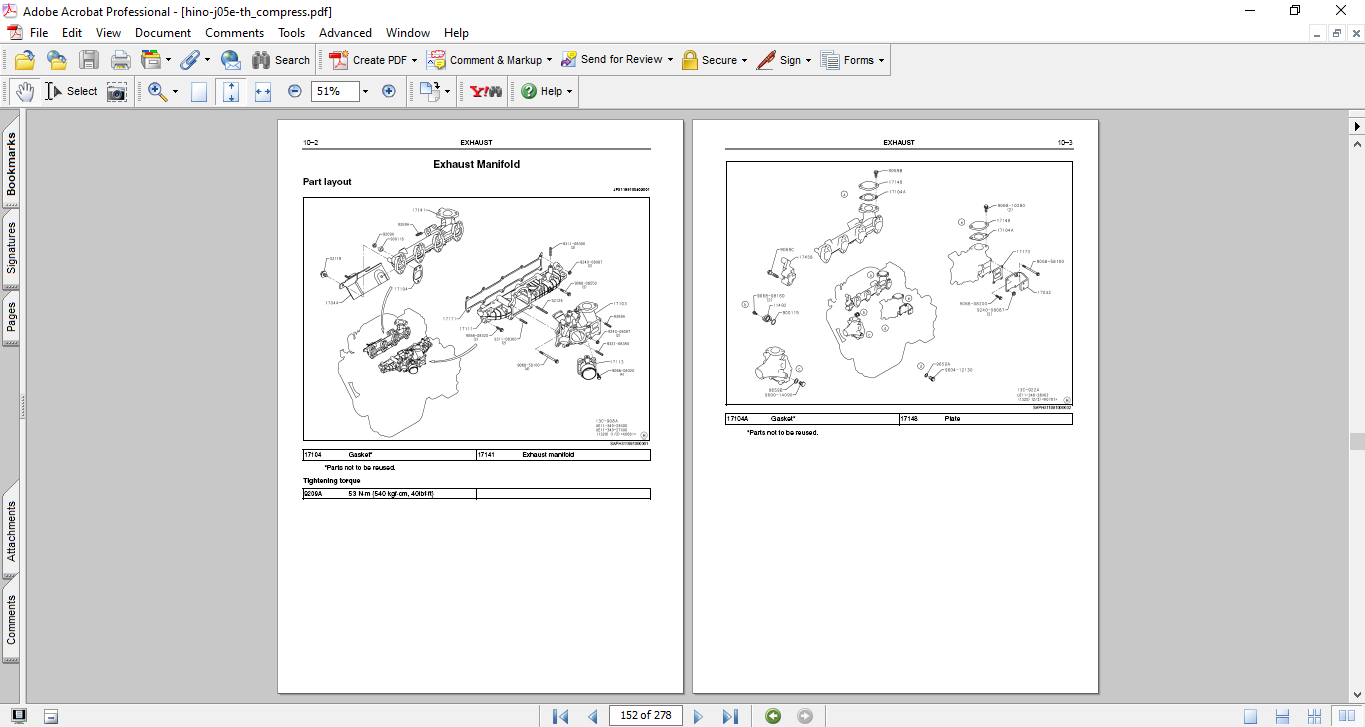Hino J05E-TH Engine Workshop Repair Manual - Image 4