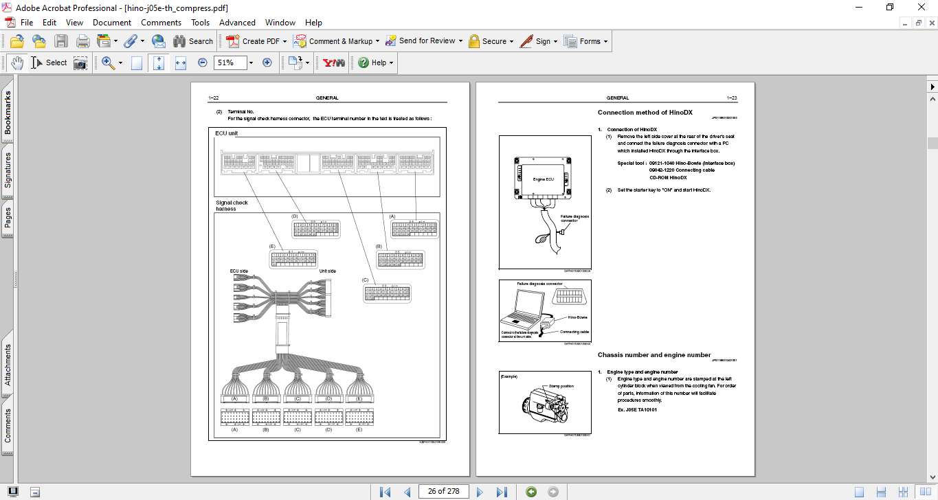 Hino J05E-TH Engine Workshop Repair Manual - Image 5