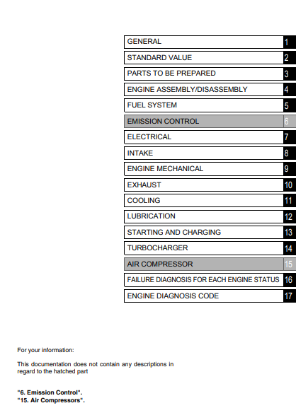 Hino J08E-UN Engine Workshop Repair Manual - Image 3