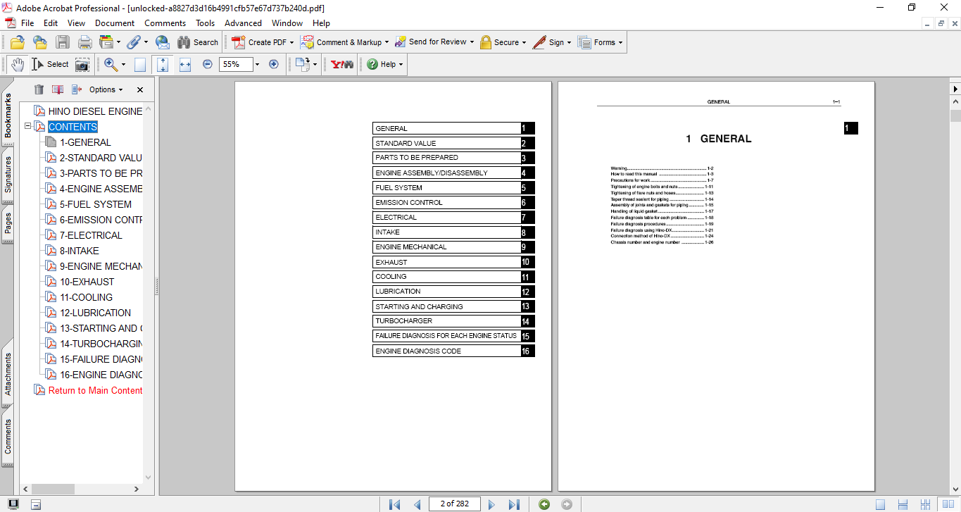 Hino J08E-TM Engine Workshop Repair Manual - Image 3