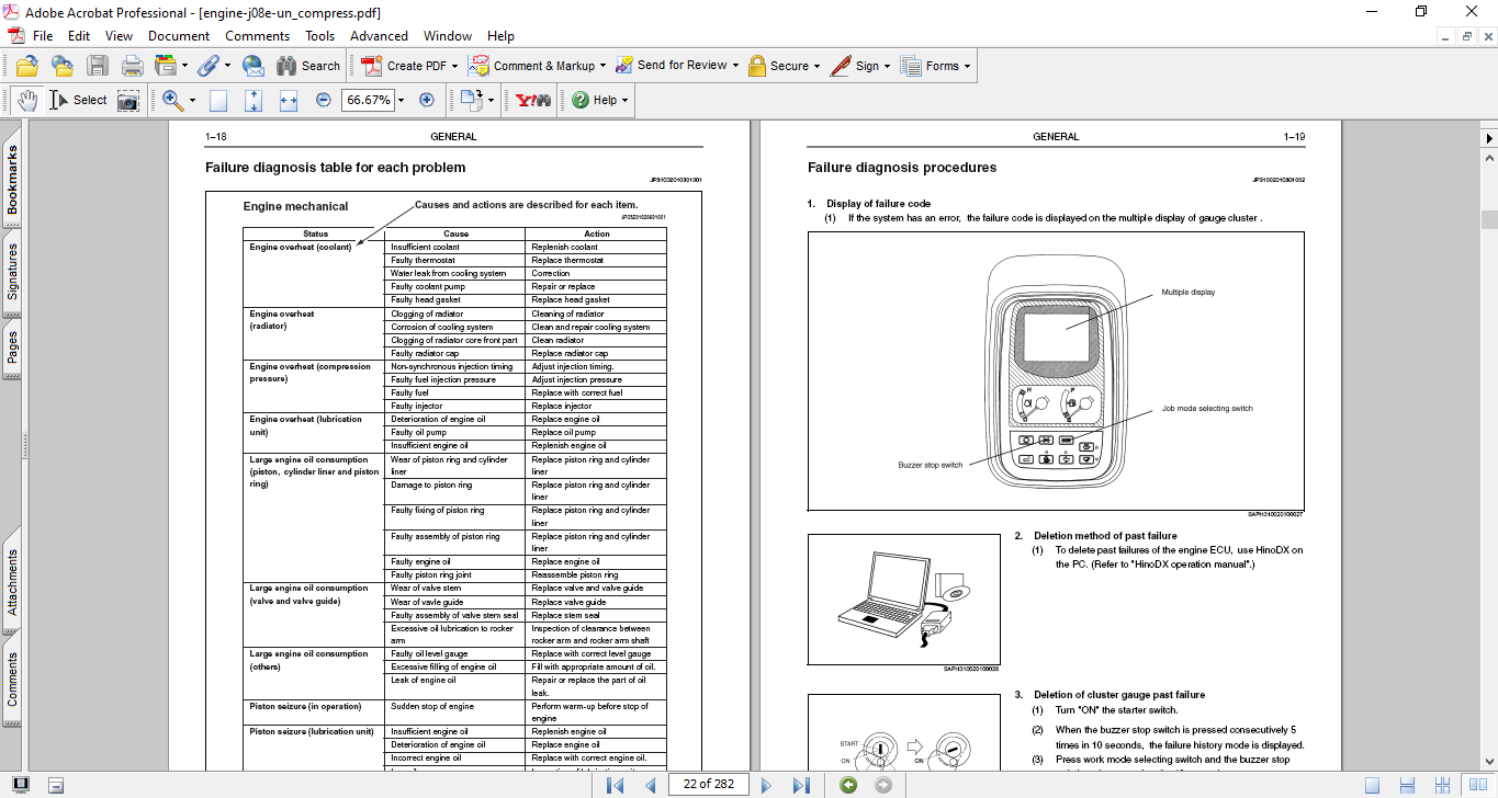 Hino J08E-UN Engine Workshop Repair Manual - Image 4