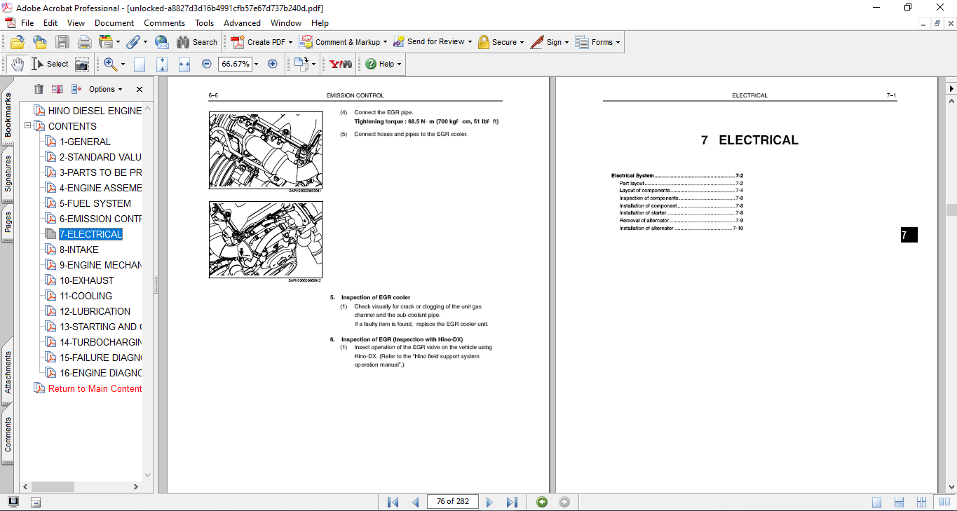 Hino J08E-TM Engine Workshop Repair Manual - Image 4